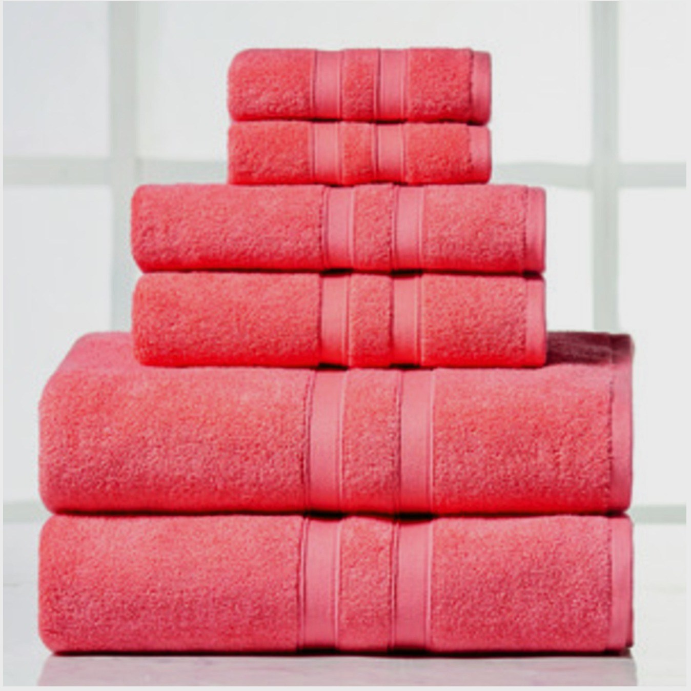 Fabric Weight Set - 6-Piece Premium Cotton Towel Set –