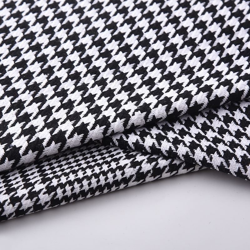 Sewing Tweed Fabric - 150cmx50cm 400g/m Houndstooth Linen Fabric Coat/skirt/Cushion/Throw