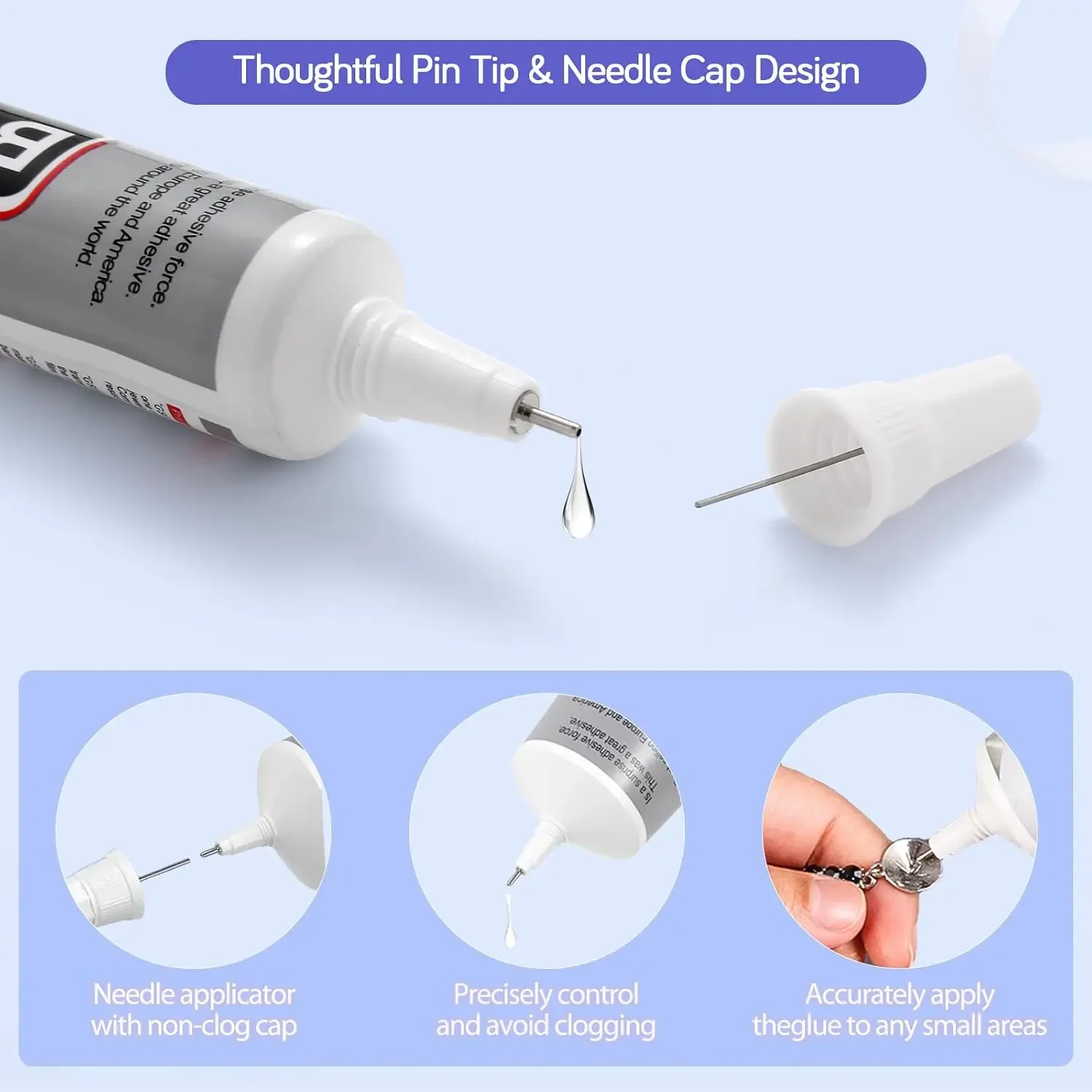 ICUTE-FITTDYHE 6PCS Jewelry Gl - Fabric Glue Bond ulasan dan harga