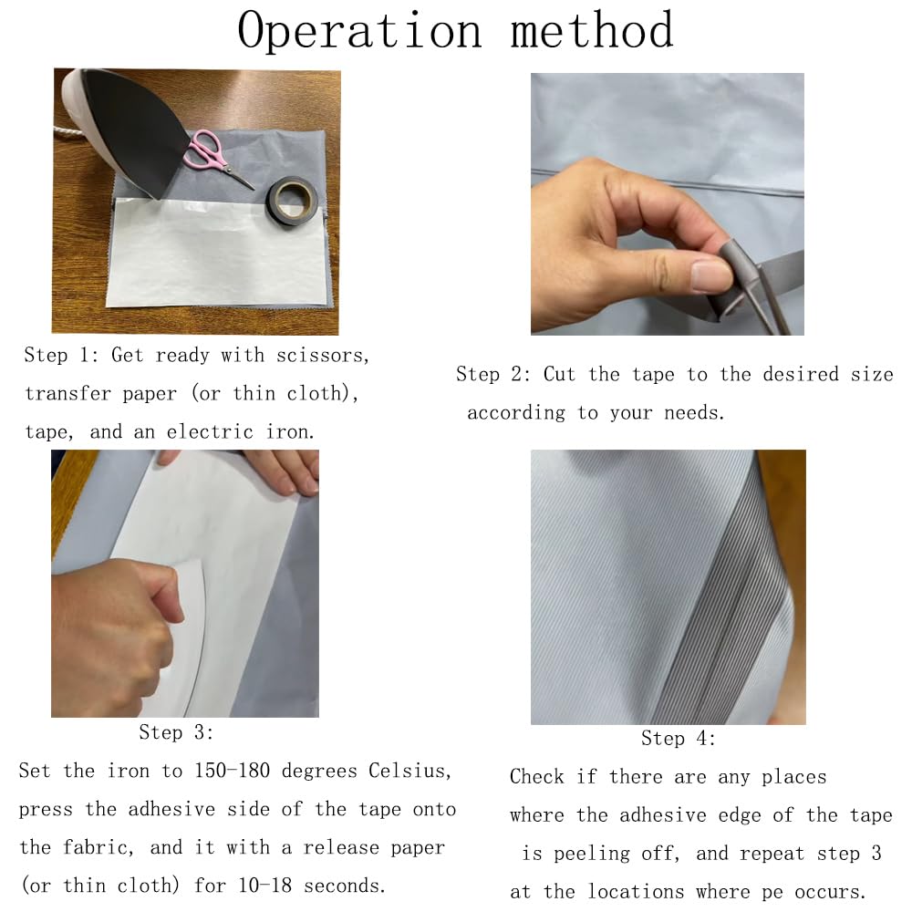 3-Layer Hot Melt Iron On Seam  - Sewing Repair ulasan dan harga