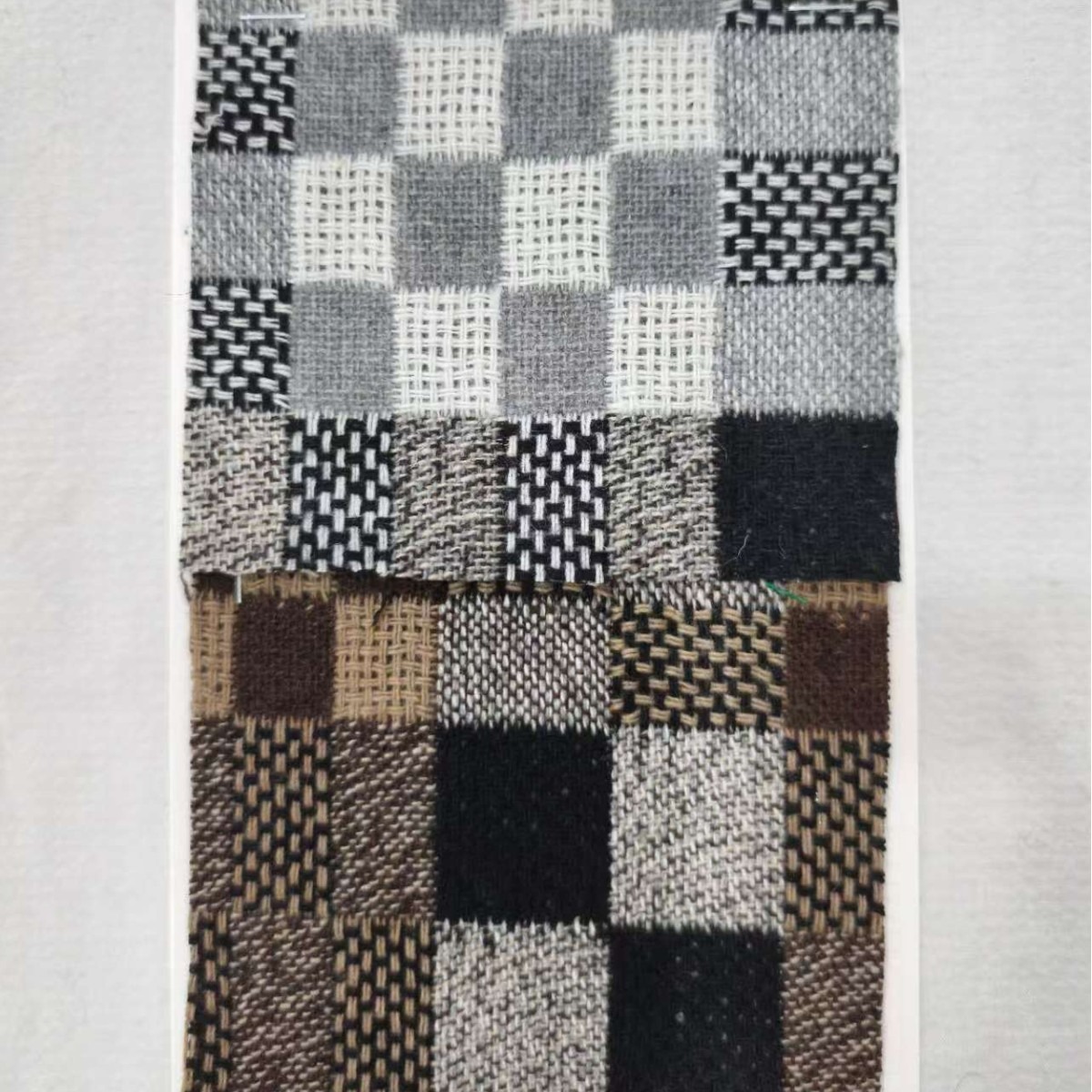 Grid Tweed Wool Fabric，for Fal - Sewing Tweed Fabric ulasan dan harga