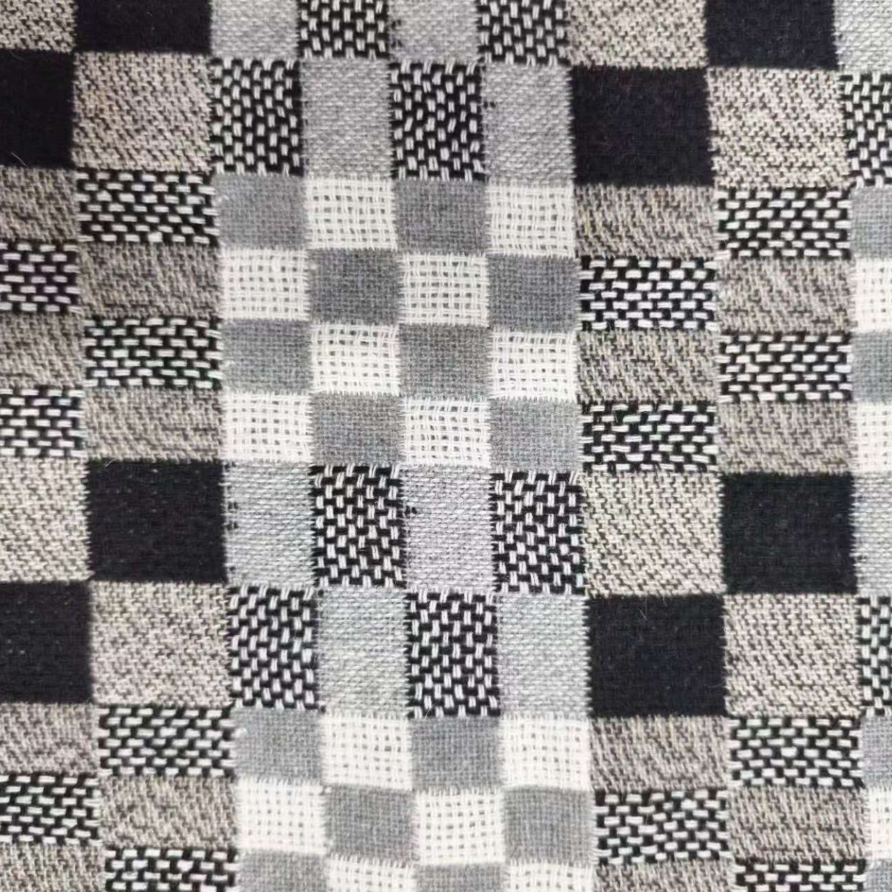 Grid Tweed Wool Fabric，for Fal - Sewing Tweed Fabric ulasan dan harga