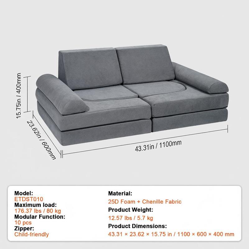 Children's play sofa made of c - Fabric Weight Set ulasan dan harga