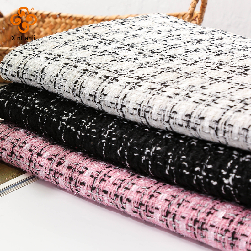 Woven Tweed Fabric Luxurious A - Sewing Tweed Fabric ulasan dan harga