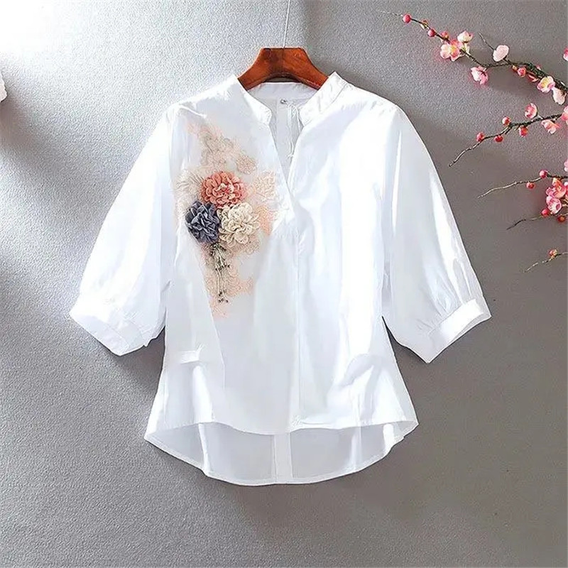 2023 Spring Summer New Embroid - Sewing V ulasan dan harga