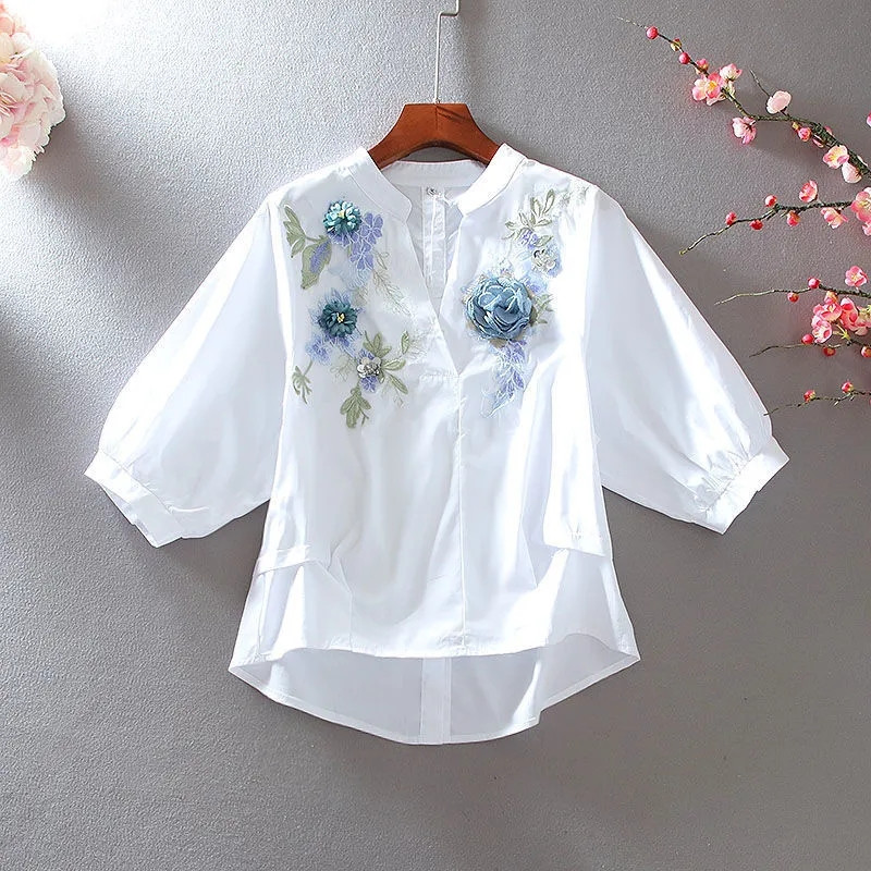 2023 Spring Summer New Embroid - Sewing V ulasan dan harga