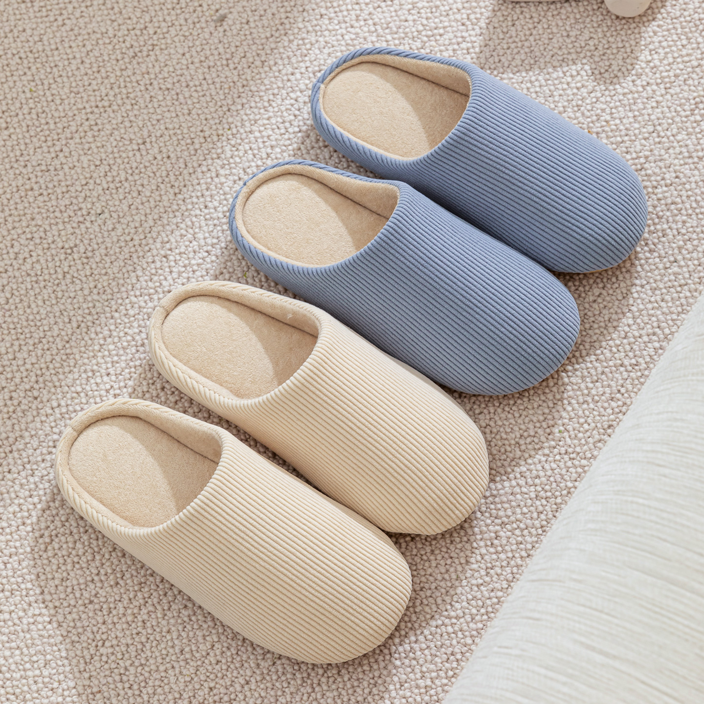 Solid Color Indoor Slippers fo - Sewing Cotton ulasan dan harga