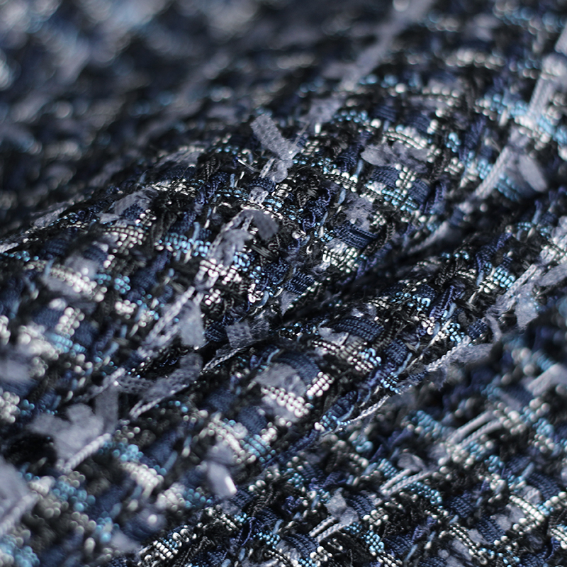 Red raspberry 550g Deep blue g - Sewing Tweed Fabric ulasan dan harga
