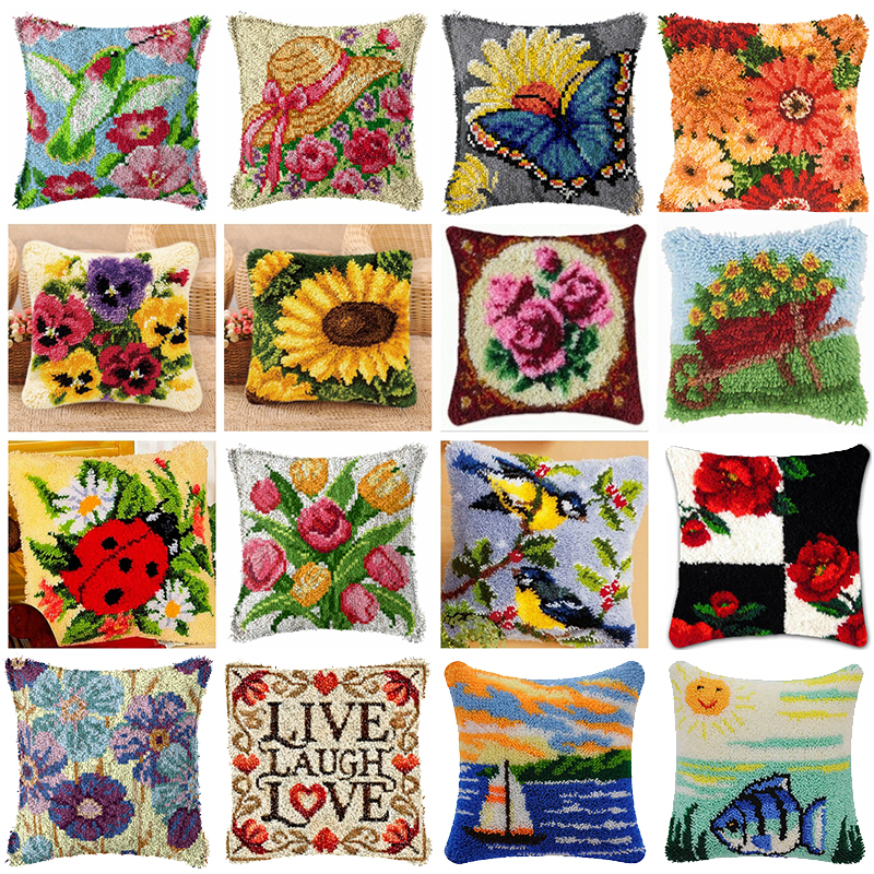 Smyrna Flower Latch Hook Kit M - Sewing Pin Cushion ulasan dan harga