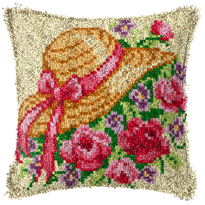Smyrna Flower Latch Hook Kit M - Sewing Pin Cushion ulasan dan harga