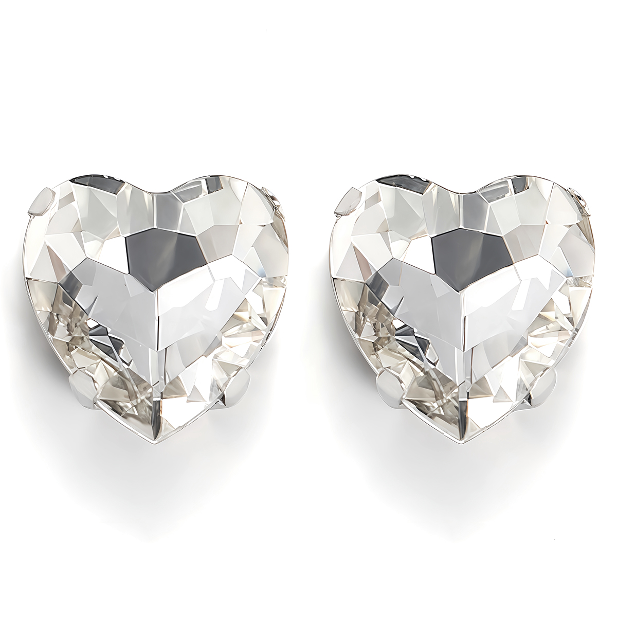 Heart Shape Glass Rhinestones  - Sewing V ulasan dan harga
