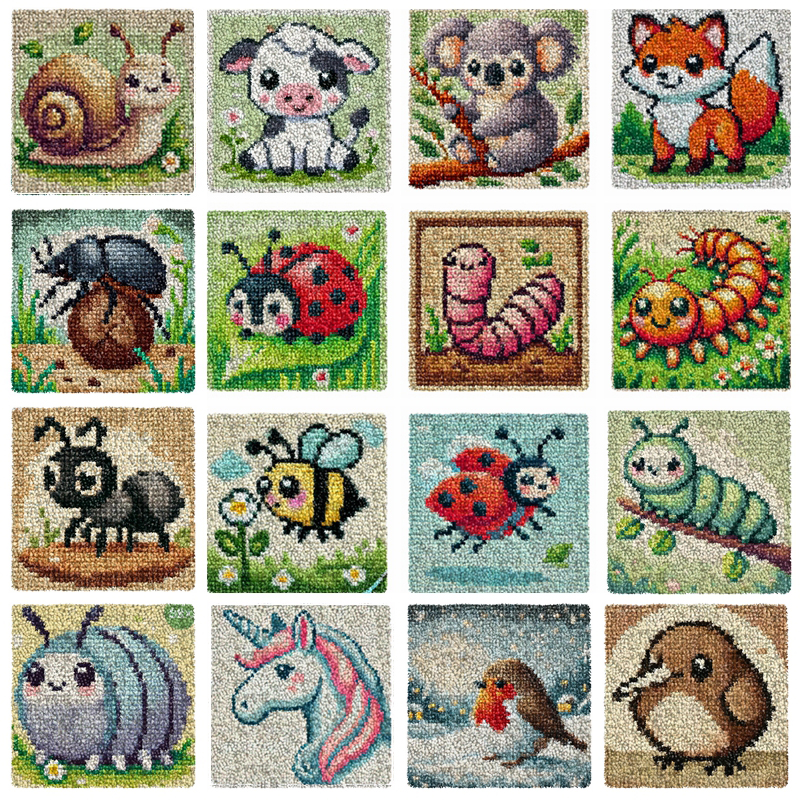 Cute Animals Embroidery Latch  - Sewing Pin Cushion ulasan dan harga