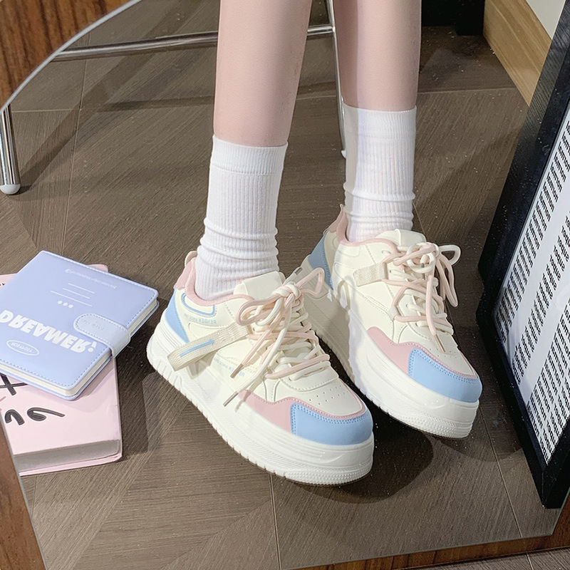 Zapatillas Autumn Women Skateb - Sewing Cotton ulasan dan harga