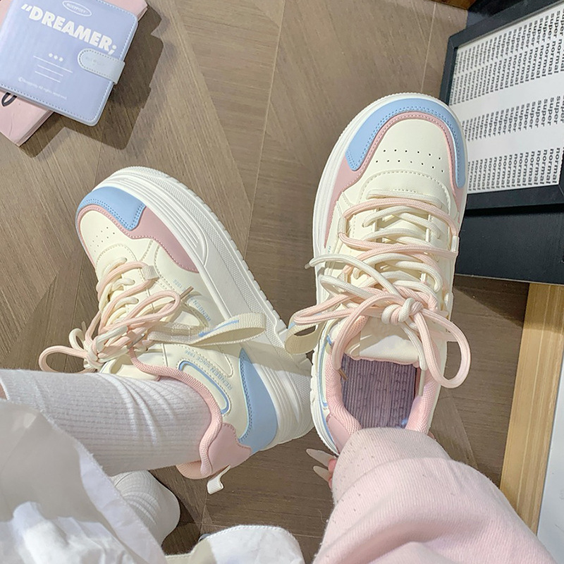 Zapatillas Autumn Women Skateb - Sewing Cotton ulasan dan harga