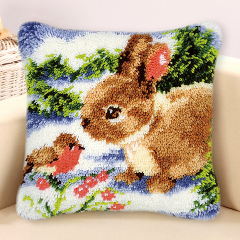 Rabbit Horse Latch Hook Kits S - Sewing Pin Cushion ulasan dan harga
