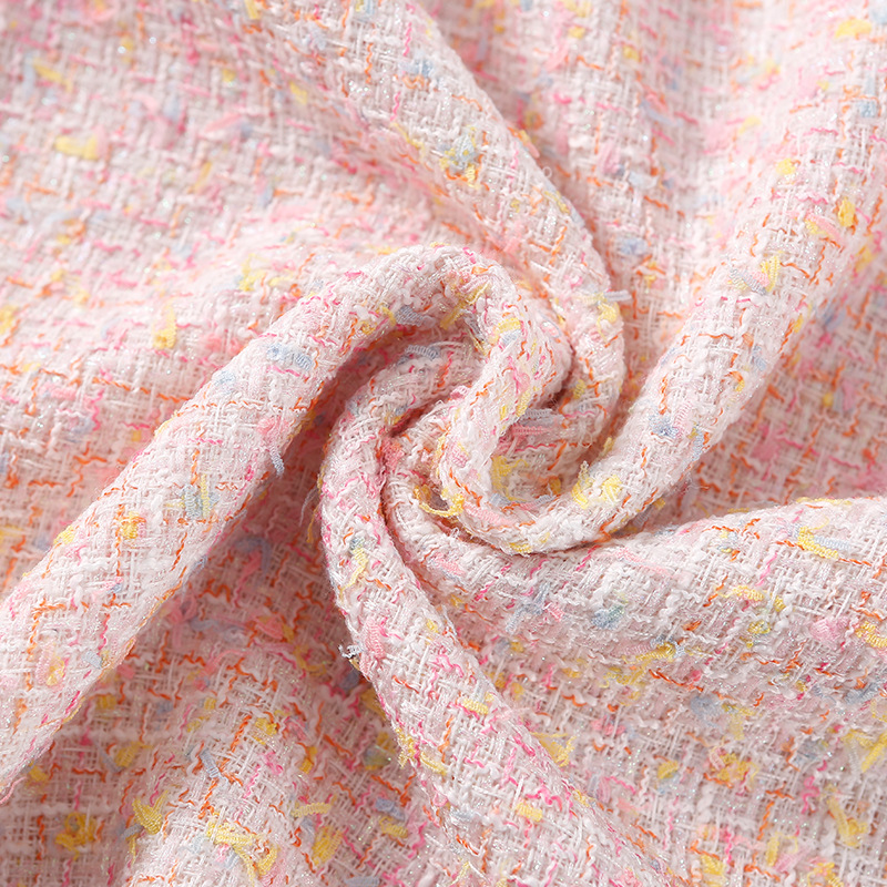 Luxury Tweed Fabric Boucle Fab - Sewing Tweed Fabric ulasan dan harga