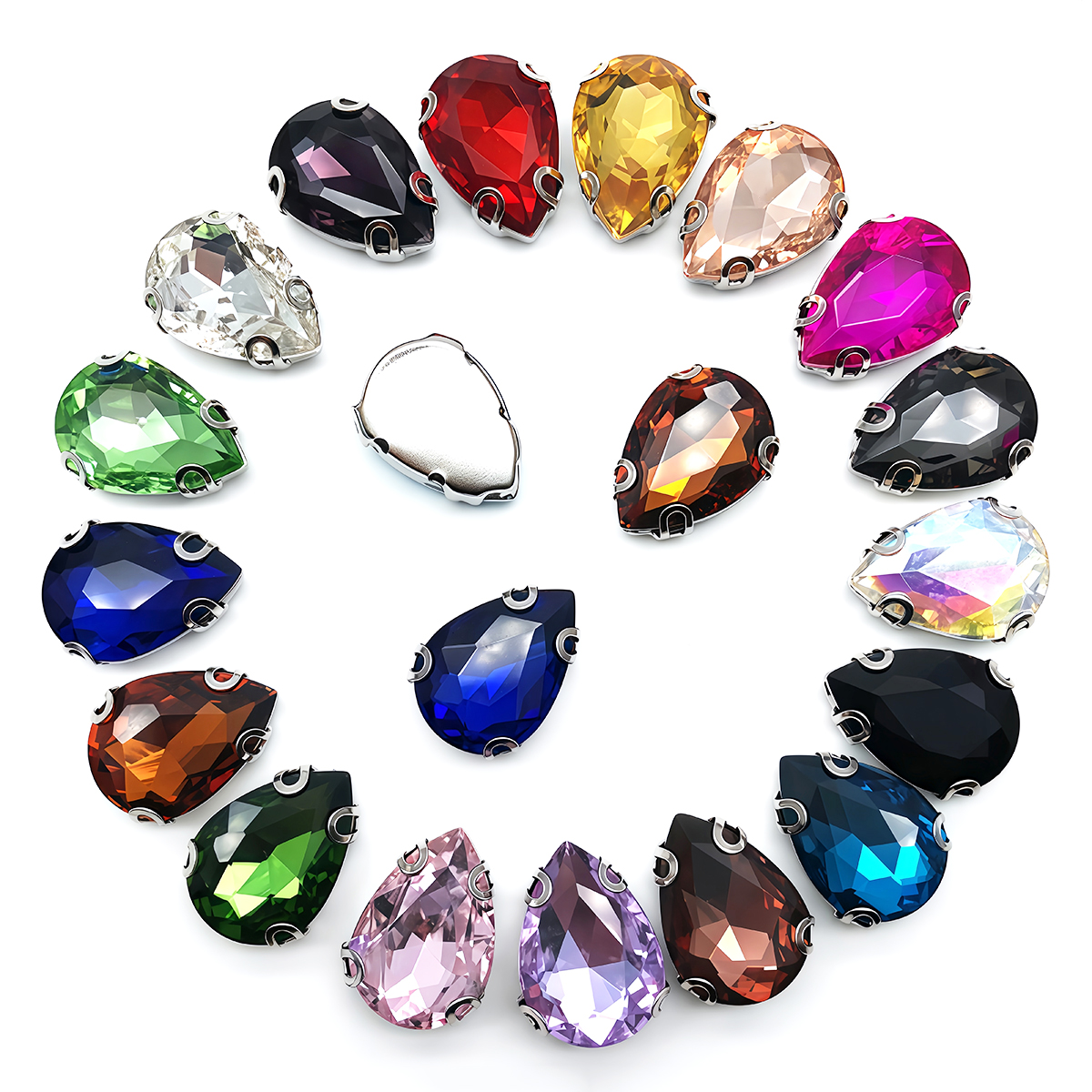 Water Drop Crystal Glass Rhine - Sewing V ulasan dan harga