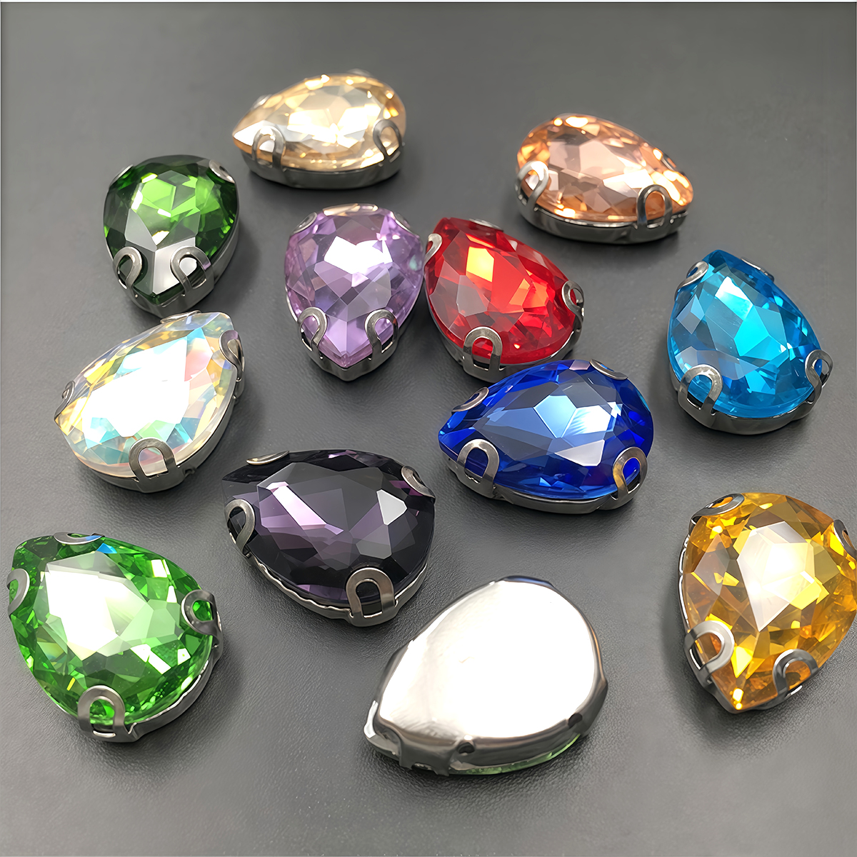 Water Drop Crystal Glass Rhine - Sewing V ulasan dan harga