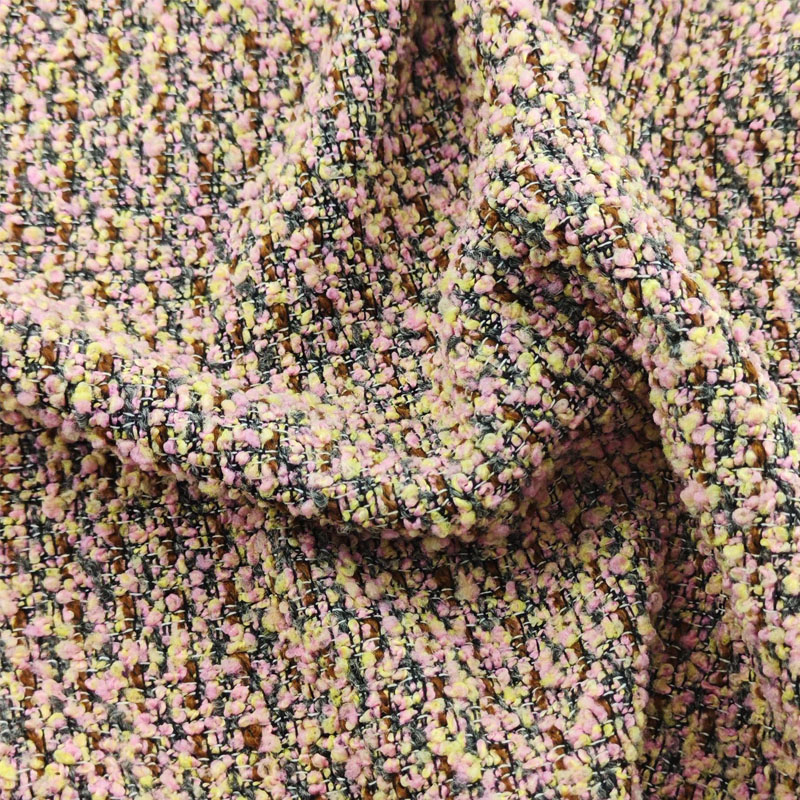 Pink Color Terry Yarn-Dyed Bra - Sewing Tweed Fabric ulasan dan harga