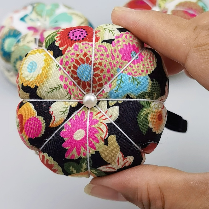 1pc Random Color Pumpkin Shape - Sewing Pin Cushion ulasan dan harga