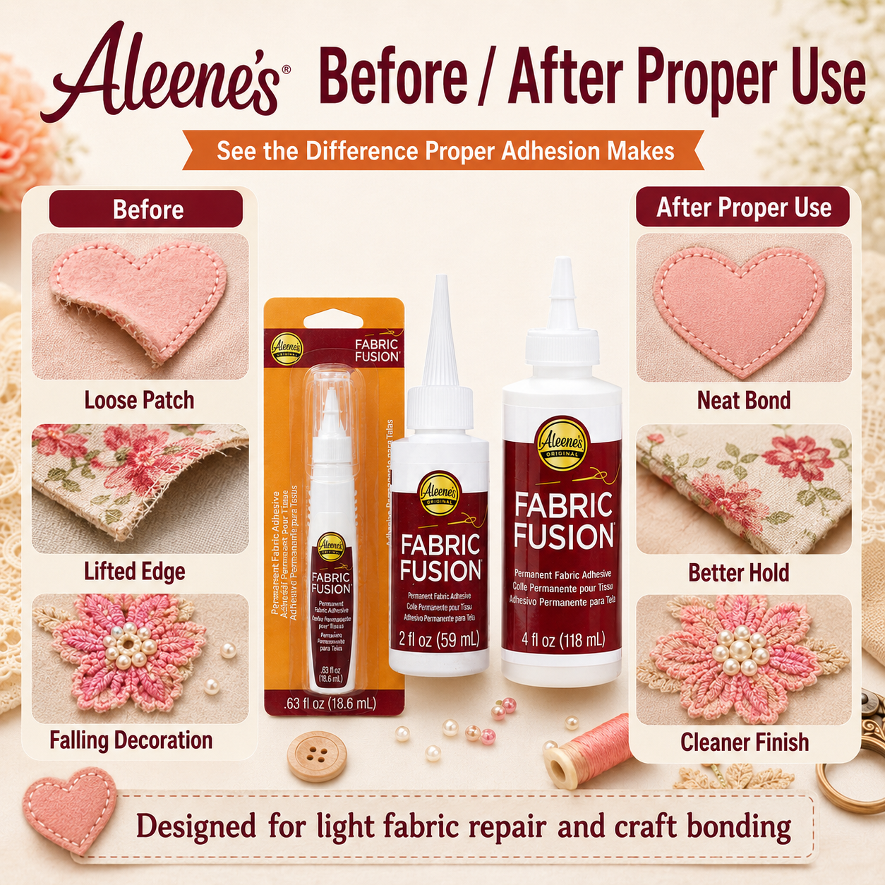 Aleene's Fabric Fusion Fabric  - Fabric Glue Bond ulasan dan harga