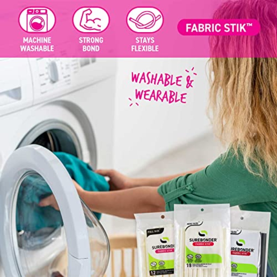 Fabric Hot Glue Sticks, Full S - Fabric Glue Bond ulasan dan harga