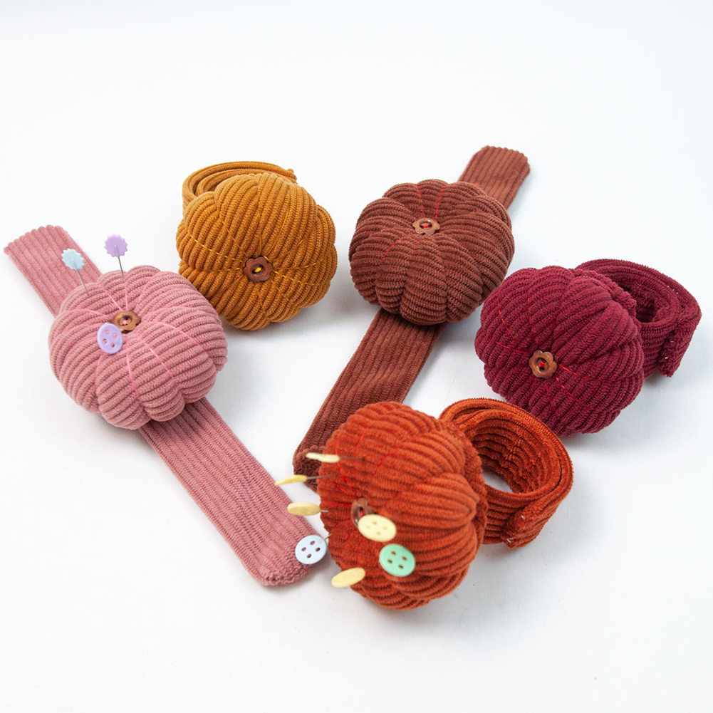 Pumpkins Wrist Pin Cushion Set - Sewing Pin Cushion ulasan dan harga