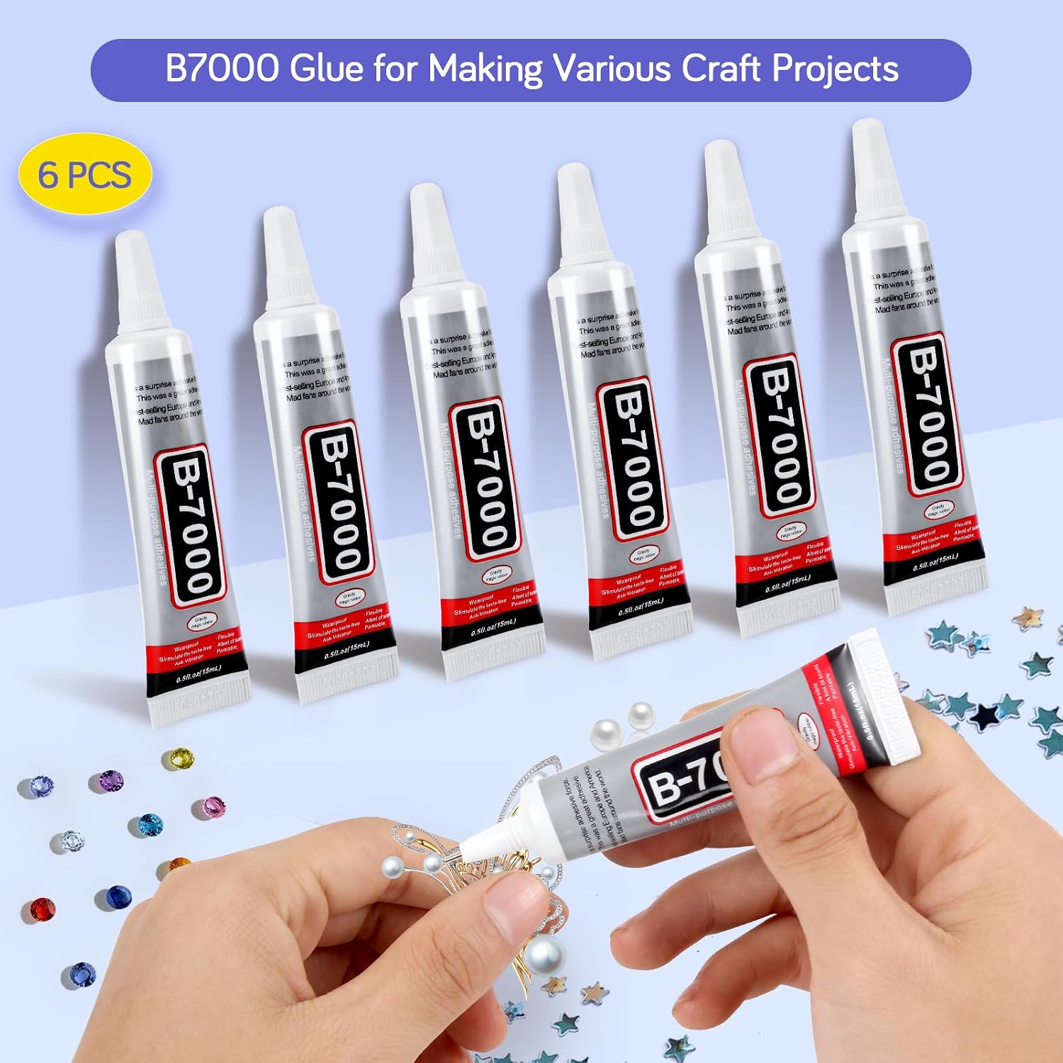 ICUTE-FITTDYHE 6PCS Jewelry Gl - Fabric Glue Bond ulasan dan harga